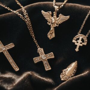 Les 5 bijoux religieux indispensables pour une chretienne : L’argent et le bois, symboles de purete