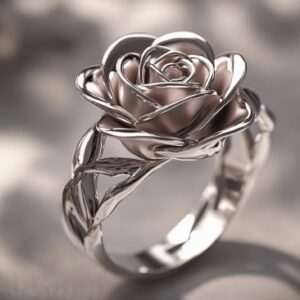 Les plus belles Bague en Argent – Rose avec email : notre selection