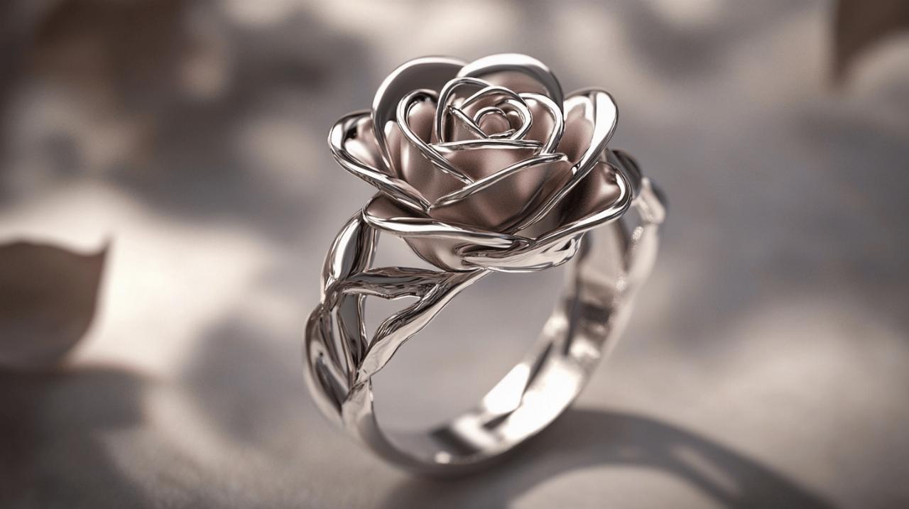 Les plus belles Bague en Argent – Rose avec email : notre selection